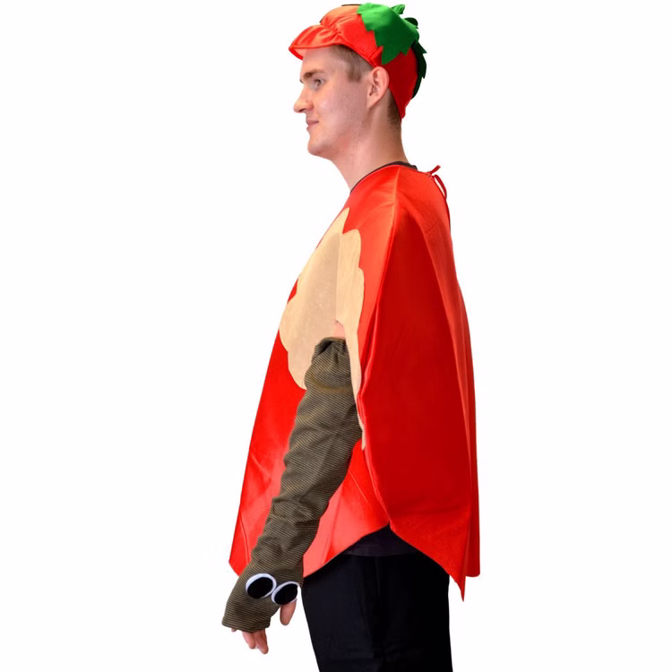 Apfel Kostüm Max mit Wurm für Erwachsene Einheitsgröße rot Früchte Garten Obst Fasching Karneval Mottoparty Paar- und Gruppenkostüm Apfel Kostüm Max mit Wurm für Erwachsene Einheitsgröße rot Früchte Garten Obst Fasching Karneval Mottoparty Paar- und Gruppenkostüm