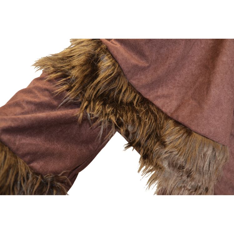 Knecht Ruprecht Kostüm für Herren Knecht Ruprecht Kostüm für Herren Einheitsgröße 136 cm lang Mantel braun Krampus Mittelalter Fasching Karneval Mottoparty