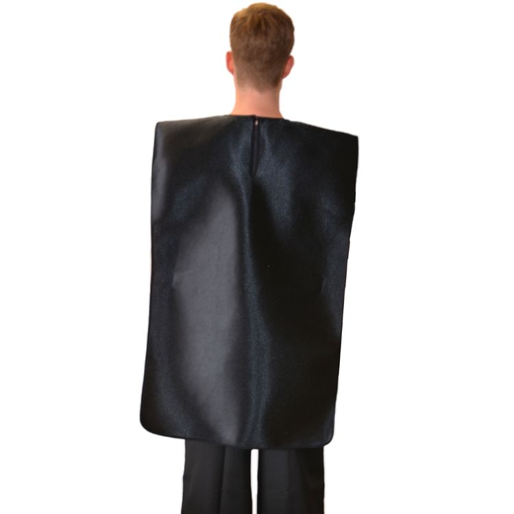 Domino Kostüm mit veränderbarer Augenzahl für Erwachsene Domino Kostüm mit veränderbarer Augenzahl für Erwachsene Onesize schwarz Fasching Gruppenkostüm Spielstein lustig Fasching Karneval Mottoparty Party