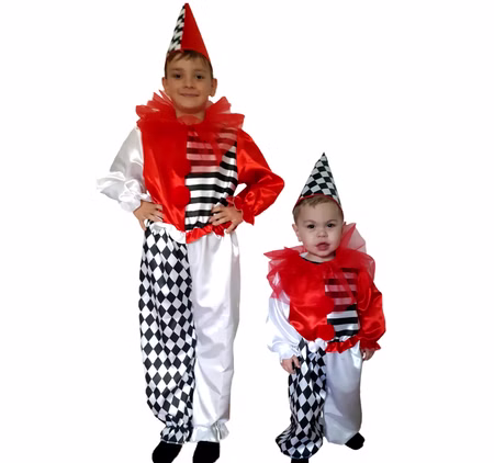 Harlekin Kostüm Clown Carlo mit Hut für Kinder Gr. 104-140 SALE Fasching Karneval Mottoparty Kinderfasching Kindergeburtstag Harlekin Kostüm Clown Carlo mit Hut für Kinder Gr. 104-140 SALE Fasching Karneval Mottoparty Kinderfasching Kindergeburtstag