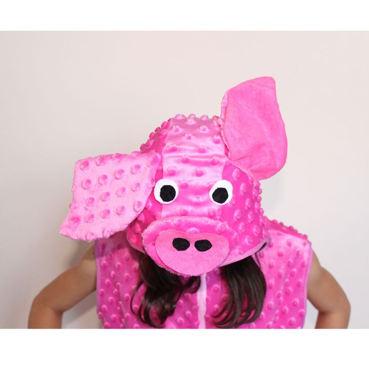 Ferkel Kostüm Schweinchen Emilia für Kinder Gr. 98-140 rosa Tier Tierkostüm SALE Fasching Karneval Mottoparty Kinderfasching