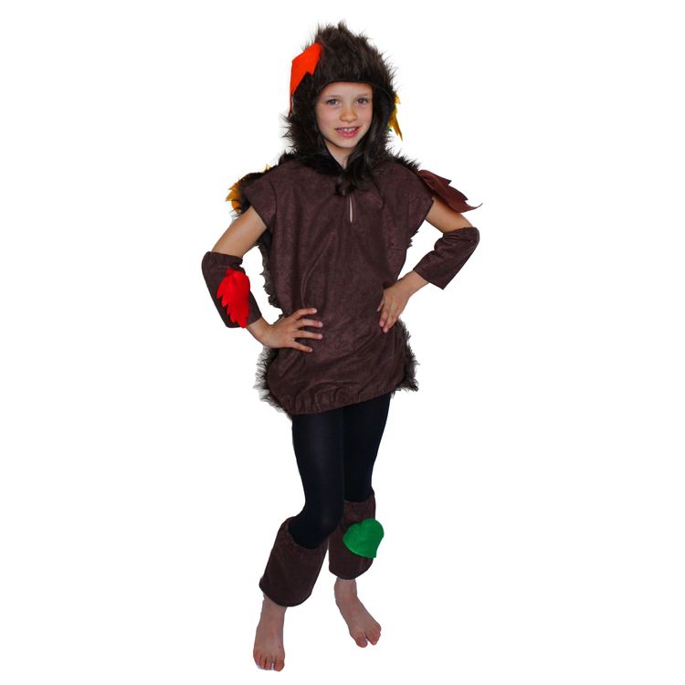 Igel Kostüm Wuschel mit Laub für Kinder Igel Kostüm Wuschel mit Laub für Kinder Gr. 98-140 SALE Tierkostüm Fasching Karneval Mottoparty