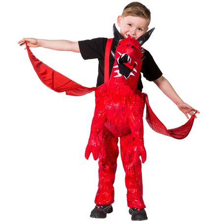 Drachen Kostüm Aero zum Hineinsteigen für Kinder