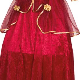 Barock Kostüm Kostüm Rote Baronin für Damen Gr. S-M Kleid SALE Fasching Karneval Mottoparty Paarkostüm