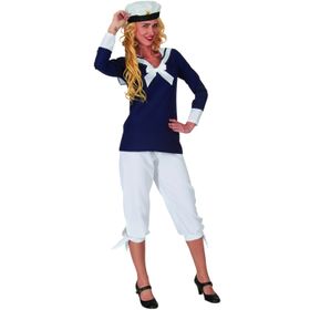 Matrosin Kostüm Sailor Heike für Damen Gr. S-XL Seefahrerin Fasching Karneval Mottoparty Beachparty Matrose