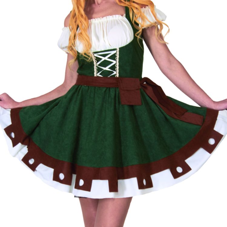 Robin Hood Kostüm Waldfrau Askja für Damen Robin Hood Kostüm Waldfrau Askja für Damen Gr. S-XL grün Jägerin SALE Fasching Karneval Mottoparty Paarkostüm