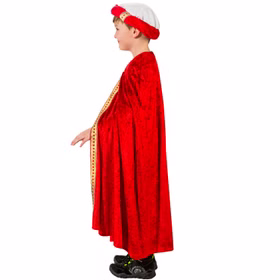 Heilige Drei Könige Kostüm Krippenspiel für Kinder Umhang rot Balthasar Krippenspiel Sternsinger Fasching Karneval Weihnachten Heilige Drei Könige Kostüm Krippenspiel für Kinder Umhang rot Balthasar Krippenspiel Sternsinger Fasching Karneval Weihnachten
