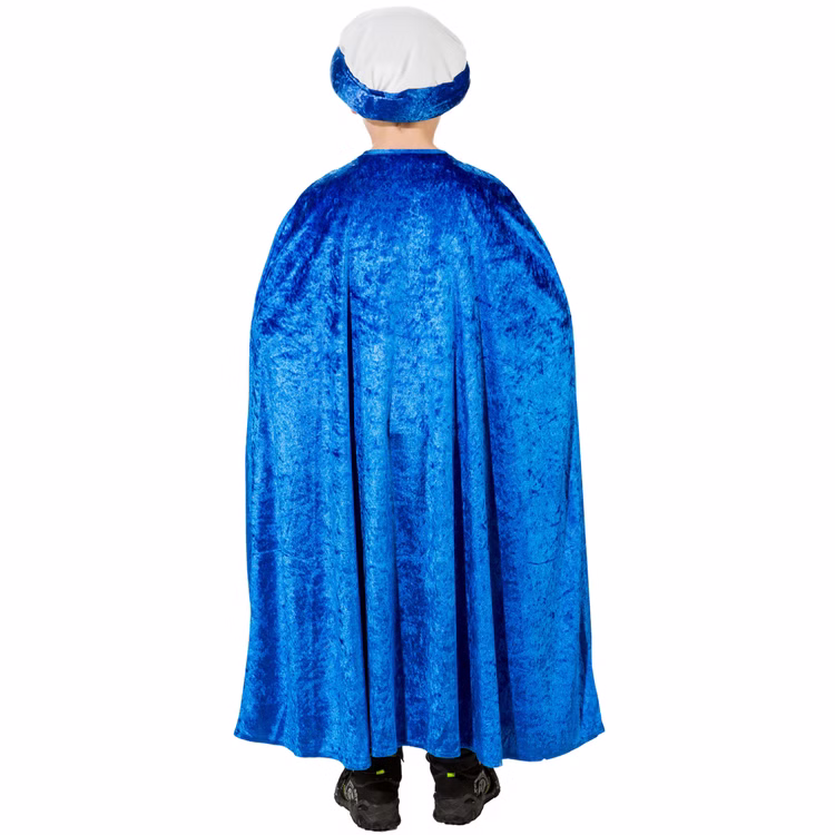 Heilige Drei Könige Kostüm Krippenspiel für Kinder Umhang blau Melchior Krippenspiel Sternsinger Fasching Karneval Weihnachten Heilige Drei Könige Kostüm Krippenspiel für Kinder Umhang blau Melchior Krippenspiel Sternsinger Fasching Karneval Weihnachten