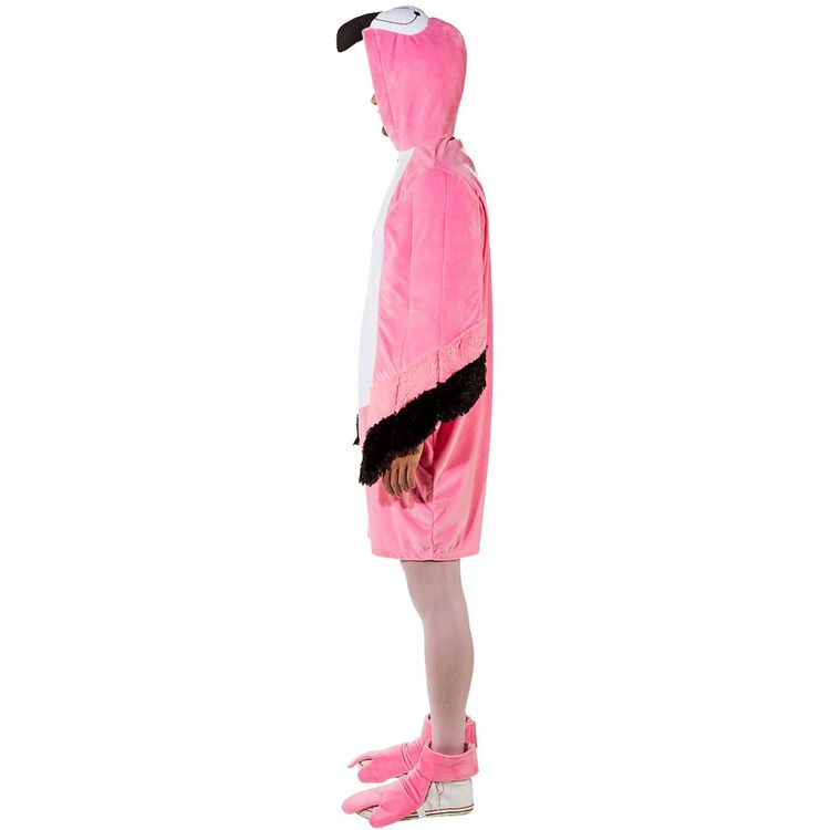 Flamingo Kostüm Pinker Vogel für Erwachsene Flamingo Kostüm Pinker Vogel für Erwachsene Onesize Tier Tierkostüm Unisex-Kostüm Fasching Karneval Mottoparty Paar- und Gruppenkostüm