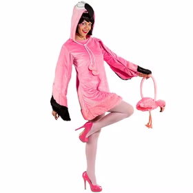 Flamingo Kostüm Rosalie für Damen Gr. 34-48 Kleid rosa Tier Tierkostüm Vogel Fasching Karneval Mottoparty Flamingo Kostüm Rosalie für Damen Gr. 34-48 Kleid rosa Tier Tierkostüm Vogel Fasching Karneval Mottoparty