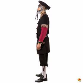 Herren Kniebundhose schwarz Hose Mittelalter Barock Freiherr Baron Mittelalterfest Fasching Karneval