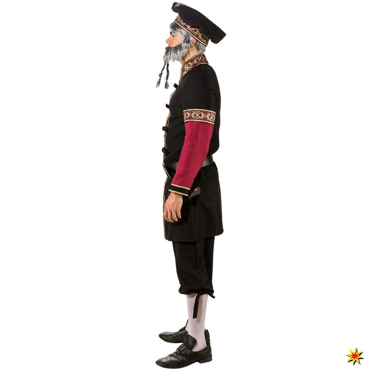 Mittelalter Kniebundhose Schwarz für Herren Herren Kniebundhose schwarz Hose Mittelalter Barock Freiherr Baron Mittelalterfest Fasching Karneval