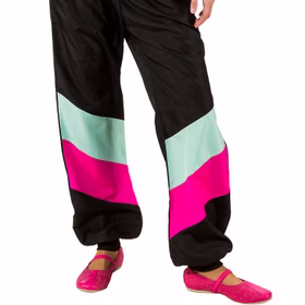 Jogginganzug Kostüm Retro 90er schwarz für Erwachsene Gr. 36-56 Fasching Karneval Mottoparty Paarkostüm Neon-Party 90er Jahre Party Jogginganzug Kostüm Retro 90er schwarz für Erwachsene Gr. 36-56 Fasching Karneval Mottoparty Paarkostüm Neon-Party 90er Jahre Party