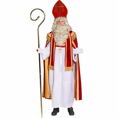 Nikolaus-Stab deluxe aus Metall 2,15 m Bischof Gehstock Weihnachtsmann Kostüm-Zubehör Accessoire Nikolaus-Stab deluxe aus Metall 2,15 m Bischof Gehstock Weihnachtsmann Kostüm-Zubehör Accessoire