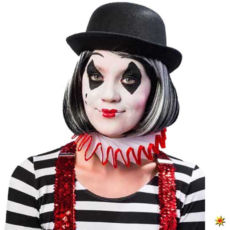 Charleston Melone Hut 20er Jahre schwarz  Kostüm-Zubehör Karneval Fasching Mottoparty