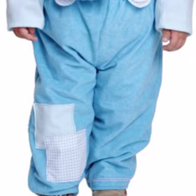 Elefant Kostüm Fanti Rüssel für Kinder blau Tier Tierkostüm 18-20 Monate SALE Fasching Karneval Mottoparty Kinderfasching