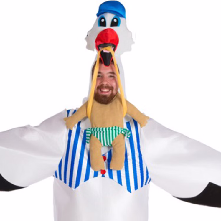 Storch Kostüm Adebar bringt Nachwuchs für Herren Tier Onesize witzig Spaßkostüm lustiges Kostüm Vogel Junggesellenabschied JGA Mottoparty Fasching Karneval Storch Kostüm Adebar bringt Nachwuchs für Herren Tier Onesize witzig Spaßkostüm lustiges Kostüm Vogel Junggesellenabschied JGA Mottoparty Fasching Karneval