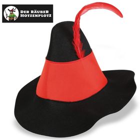 Hut Räuber Hotzenplotz Mütze für Kinder KW 58 cm schwarz Kostüm-Zubehör Märchen Fasching Karneval Mottoparty Linzenz-Accessoire