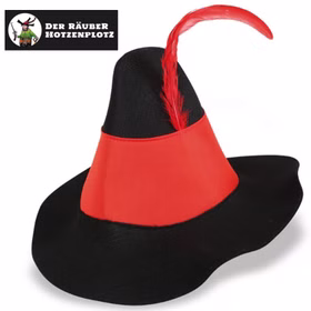 Räuber Hotzenplotz mit Räuber-Hut und Pistole für Kinder Gr. 104-128 Fasching Karneval Mottoparty Kinderfasching Kindergeburtstag