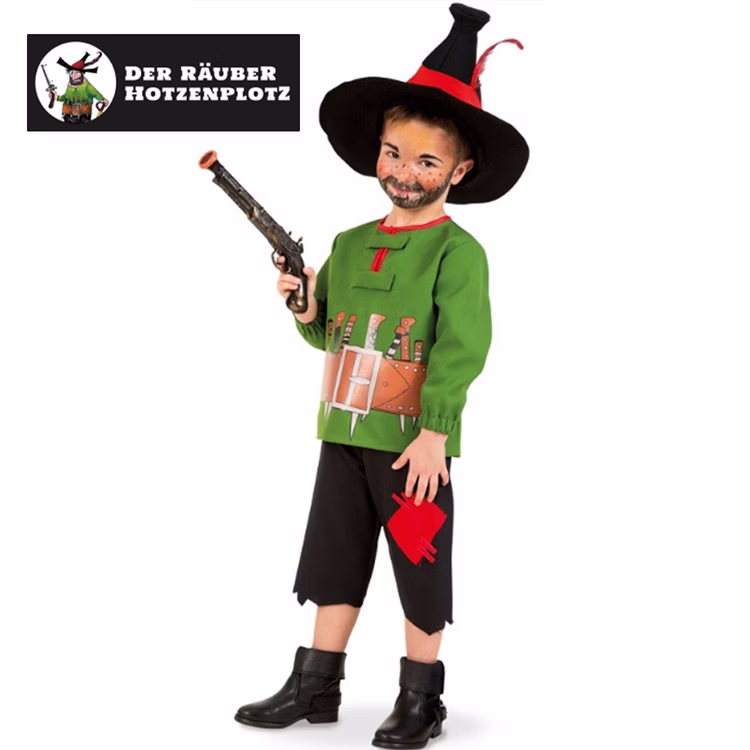 Räuber Hotzenplotz mit Räuber-Hut und Pistole für Kinder Gr. 104-128 Fasching Karneval Mottoparty Kinderfasching Kindergeburtstag Räuber Hotzenplotz mit Räuber-Hut und Pistole für Kinder Gr. 104-128 Fasching Karneval Mottoparty Kinderfasching Kindergeburtstag
