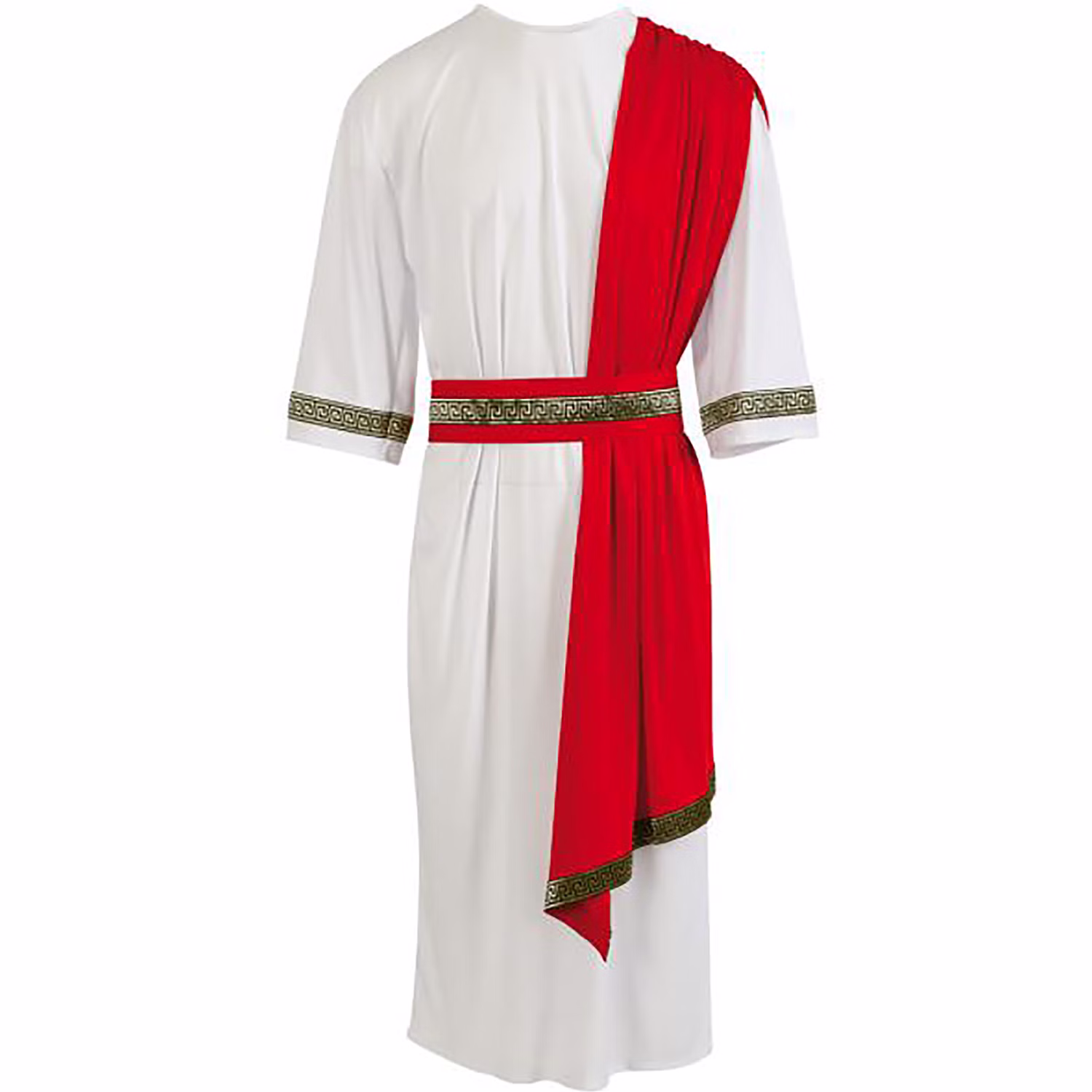 Herren Kostüm Römer Tiberius Gr. L-XXL Antike Tunika rot-weiß Fasching Karneval Mottoparty Herren Kostüm Römer Tiberius Gr. L-XXL Antike Tunika rot-weiß Fasching Karneval Mottoparty
