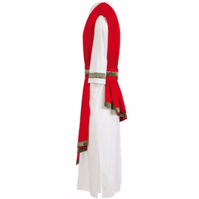 Herren Kostüm Römer Tiberius Gr. L-XXL Antike Tunika rot-weiß Fasching Karneval Mottoparty Herren Kostüm Römer Tiberius Gr. L-XXL Antike Tunika rot-weiß Fasching Karneval Mottoparty