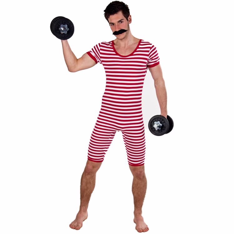 Badeanzug Kostüm Retro Badeanzug rot-weiß historisch für Erwachsene Gr. S-XXL 20er Jahre Beachparty Fasching Karneval Mottoparty Badeanzug Kostüm Retro Badeanzug rot-weiß historisch für Erwachsene Gr. S-XXL 20er Jahre Beachparty Fasching Karneval Mottoparty
