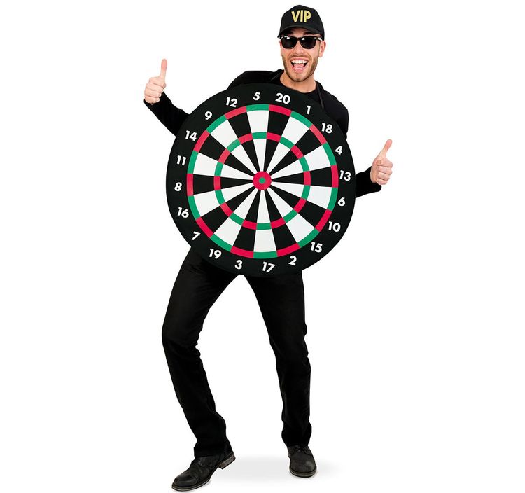 Darts Kostüm lustige Dartscheibe Dart für Erwachsene Darts Kostüm lustige Dartscheibe Dart für Erwachsene Sport JGA Junggesellenabschied Spaßkostüm Fasching Mottoparty