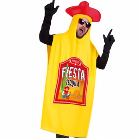 Tequila Kostüm Flasche Fiesta Mexico für Herren Onesize JGA Spaßkostüm Karneval Junggesellenabschied Fasching Mottoparty Tequila Kostüm Flasche Fiesta Mexico für Herren Onesize JGA Spaßkostüm Karneval Junggesellenabschied Fasching Mottoparty