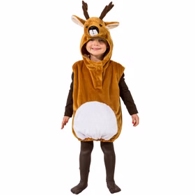 Reh Kostüm Noel für Kinder Gr. 104 braun Overall Fasching Karneval Tier Tierkostüm Unisex für Mädchen und Jungen Kinderfasching