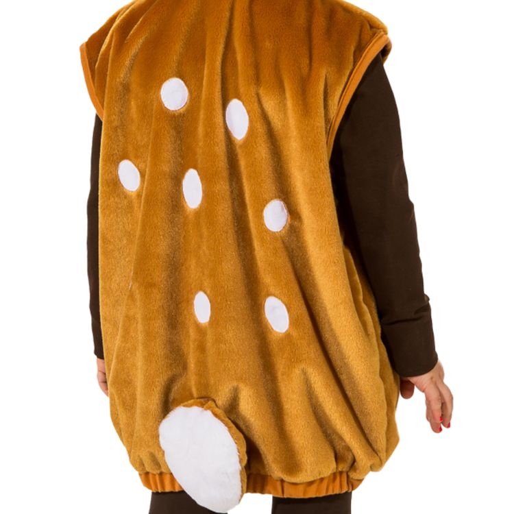Reh Kostüm Noel für Kinder Gr. 104 braun Overall Fasching Karneval Tier Tierkostüm Unisex für Mädchen und Jungen Kinderfasching