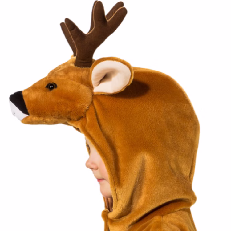 Reh Kostüm Noel für Kinder Gr. 104 braun Overall Fasching Karneval Tier Tierkostüm Unisex für Mädchen und Jungen Kinderfasching Reh Kostüm Noel für Kinder Gr. 104 braun Overall Fasching Karneval Tier Tierkostüm Unisex für Mädchen und Jungen Kinderfasching