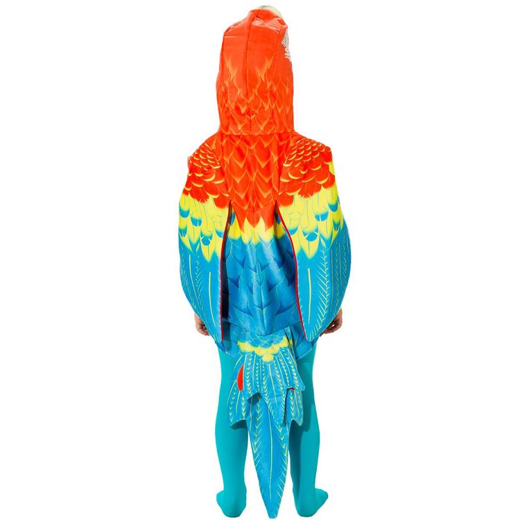 Papagei Kostüm bunter Vogel Polly für Kinder Papagei Kostüm bunter Vogel Polly für Kinder Gr. 104 Tier Tierkostüm Dschungel Tropen Fasching Karneval Mottoparty Kinderfasching