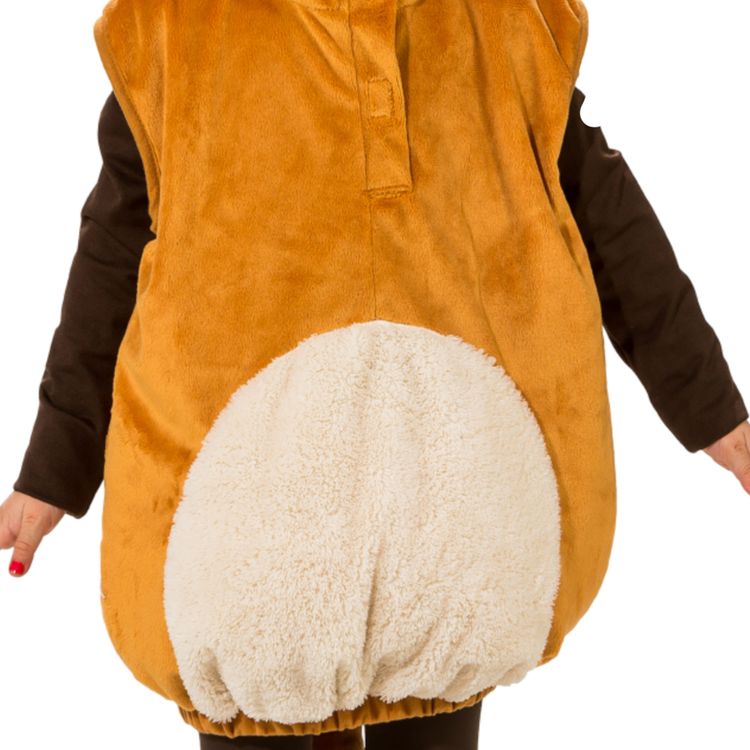 Erdmännchen Kostüm Tier Louis für Kinder Gr. 104 Overall braun Tierkostüm für Mädchen und Jungen Fasching Karneval Mottoparty Kinderfasching