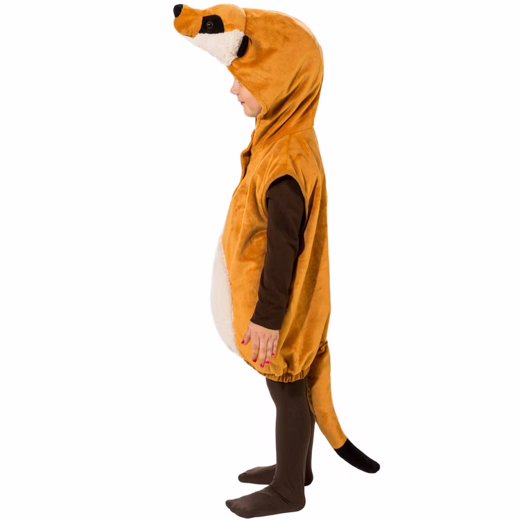 Erdmännchen Kostüm Tier Louis für Kinder Gr. 104 Overall braun Tierkostüm für Mädchen und Jungen Fasching Karneval Mottoparty Kinderfasching Erdmännchen Kostüm Tier Louis für Kinder Gr. 104 Overall braun Tierkostüm für Mädchen und Jungen Fasching Karneval Mottoparty Kinderfasching