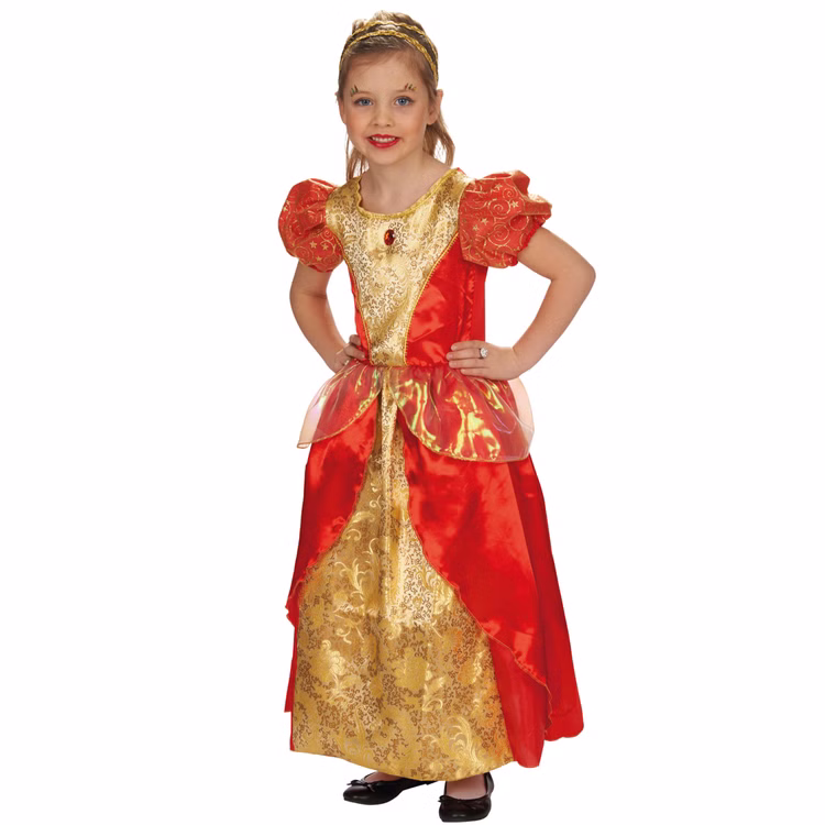 Prinzessin Kostüm Kleid Rosenrot für Kinder Gr. 104 Märchen SALE Fasching Karneval Mottoparty Kinderfasching Kindergeburtstag Prinzessin Kostüm Kleid Rosenrot für Kinder Gr. 104 Märchen SALE Fasching Karneval Mottoparty Kinderfasching Kindergeburtstag