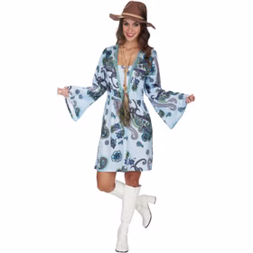 Hippie Kostüm Luna für Damen Gr. 44-50 Kleid bunt 70er SALE Fasching Karneval Mottoparty Schlagermove Hippie Kostüm Luna für Damen Gr. 44-50 Kleid bunt 70er SALE Fasching Karneval Mottoparty Schlagermove