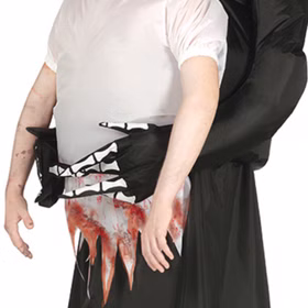 Trag mich Kostüm Gevatter Tod für Herren Gr. 52/54 Sensenmann Halloween Fasching Huckepack Carry Me Karneval Spaßkostüm Mottoparty Trag mich Kostüm Gevatter Tod für Herren Gr. 52/54 Sensenmann Halloween Fasching Huckepack Carry Me Karneval Spaßkostüm Mottoparty