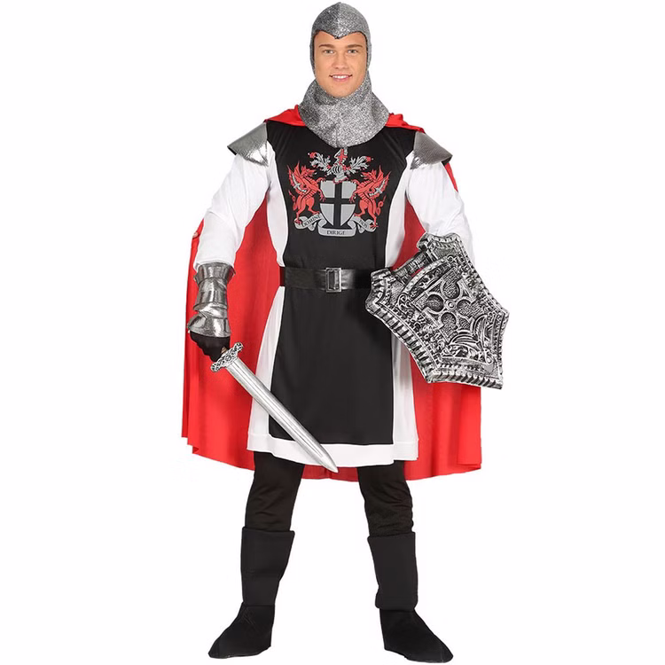 Ritter Kostüm Sir Lancelot für Herren Gr. 48-54 Mittelalter Ritterfest Mode Rüstung Fasching Karneval Mottoparty Paarkostüm Ritter Kostüm Sir Lancelot für Herren Gr. 48-54 Mittelalter Ritterfest Mode Rüstung Fasching Karneval Mottoparty Paarkostüm