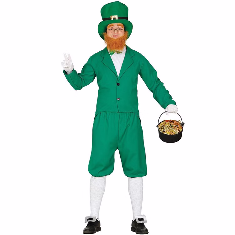 Herren Kostüm Kobold Saint Patrick St. Patrick's Day grün Irland Fasching Karneval Mottoparty Herren Kostüm Kobold Saint Patrick St. Patrick's Day grün Irland Fasching Karneval Mottoparty