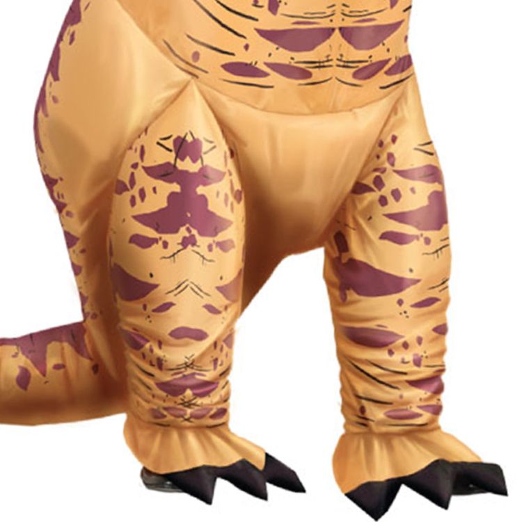 Aufblasbares Dinosaurier Kostüm T-Rex Rexo für Erwachsene Gr. 52/54 Unisex-Kostüm Damen Herren Paarkostüm Tierkostüm Fasching Karneval Mottoparty