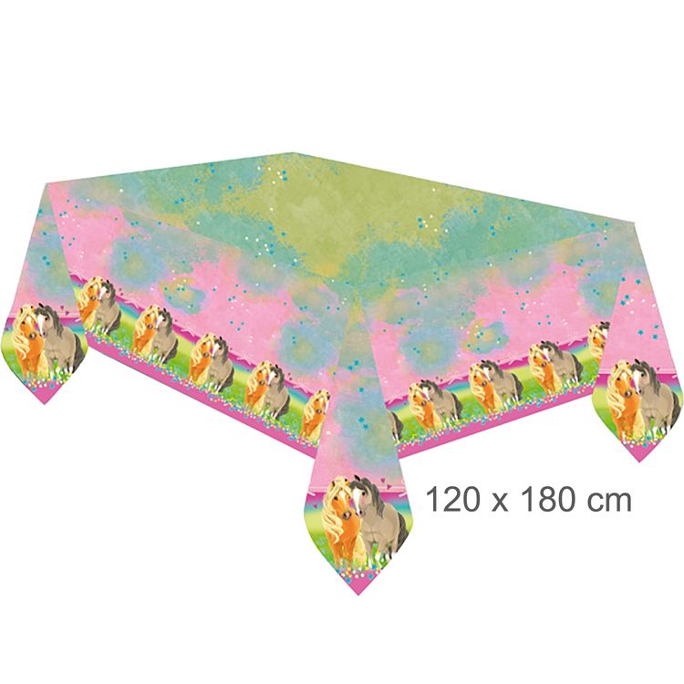 Pferde Party-Set Kindergeburtstag Deluxe Best Friends 76-tlg. Party-Deko Pferde Party-Set Kindergeburtstag Deluxe Best Friends 76 Teile Party-Geschirr Tiermotive Pferde Pony rosa Mädchen Tischdeko Mottoparty