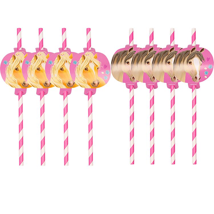 Pferde Party-Set Kindergeburtstag Deluxe Best Friends 76-tlg. Party-Deko Pferde Party-Set Kindergeburtstag Deluxe Best Friends 76 Teile Party-Geschirr Tiermotive Pferde Pony rosa Mädchen Tischdeko Mottoparty