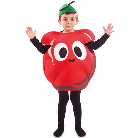 Freches Früchtchen Kostüm Apfel für Kinder 3-4 Jahre roter Überwurf Obst Lebensmittel lustige witzig Fasching Kinderfasching Karneval Mottoparty Freches Früchtchen Kostüm Apfel für Kinder 3-4 Jahre roter Überwurf Obst Lebensmittel lustige witzig Fasching Kinderfasching Karneval Mottoparty