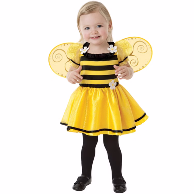 Bienen Kostüm Sumsebrumm für Kinder 1-2 Jahre gelb Kleid Tier Biene Hummel Insekt Fasching Karneval Mottoparty Kindergeburtstag Bienen Kostüm Sumsebrumm für Kinder 1-2 Jahre gelb Kleid Tier Biene Hummel Insekt Fasching Karneval Mottoparty Kindergeburtstag