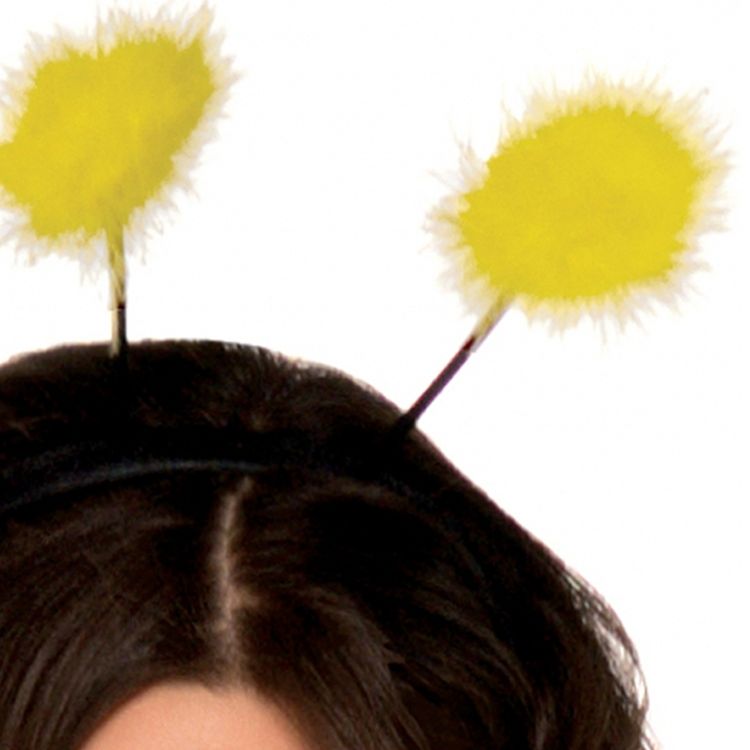 Bienen Kostüm Meli für Damen Gr. M/L Kleid schwarz gelb gesteift Hummel Tier Fasching Karneval Mottoparty Paarkostüm Gruppenkostüm