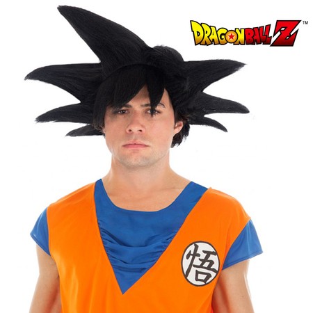 Dragon Ball Z Goku Perücke schwarz für Herren