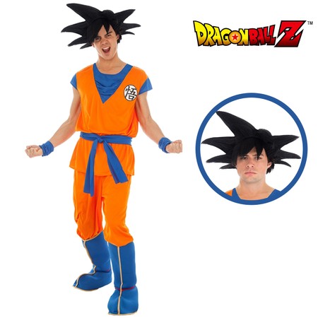 Dragon Ball Z Goku Kostüm inkl. Perücke für Herren
