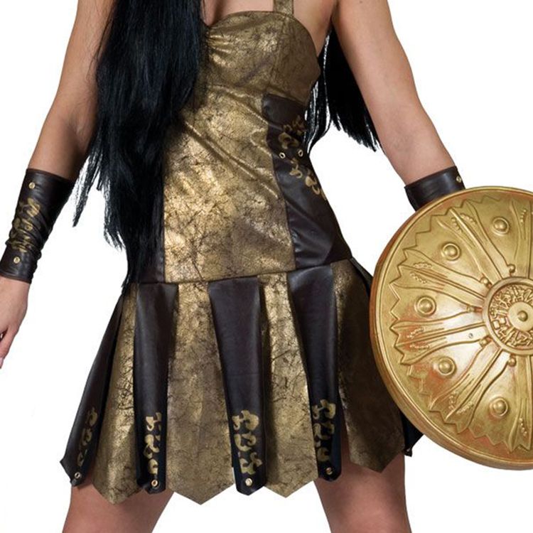 Gladiatorin Kostüme Antike Varina für Damen Gladiatorin Kostüme Antike Varina für Damen Gr. 36-38 Griechin Kriegerin SALE Fasching Karneval Mottoparty