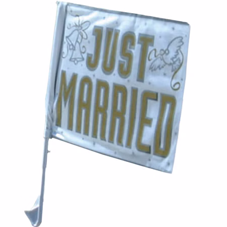 Hochzeit Autofahne Just Married Flagge Fahne Hochzeitsauto Zubehör Deko Auto Hochzeitsfeier Hochzeitsgesellschaft Party-Deko Wedding Hochzeit Autofahne Just Married Flagge Fahne Hochzeitsauto Zubehör Deko Auto Hochzeitsfeier Hochzeitsgesellschaft Party-Deko Wedding